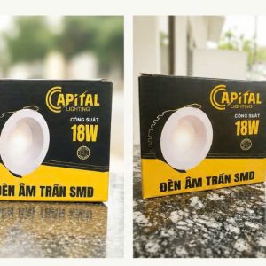 Đèn Âm trần SMD CAP-AT18